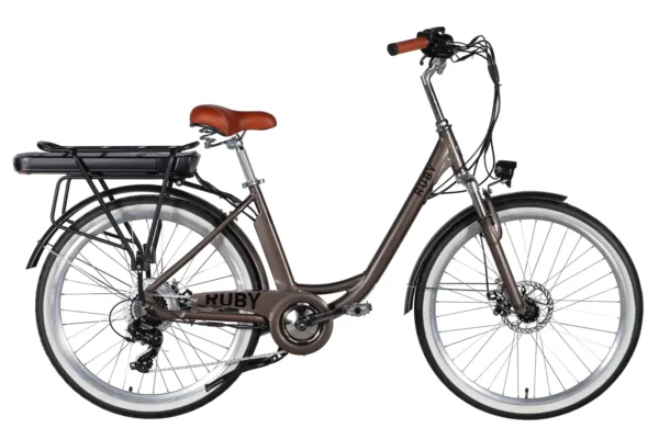 Електровелосипед Дорожник  26" AL Dorozhnik eRUBY DD FR рама-17" 48B 15А*г 500Вт мокрий асфальт 2026 купити електро велик