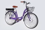 26" ST Dorozhnik eAQUAMARINE BH рама-17" 36B 13А*г 500Вт фіолетовий з кошиком 2026 Електро велосипед Дорожник
