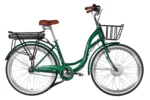 Електровелосипед Дорожник 26" ST Dorozhnik eAQUAMARINE BH рама-17" 36B 13А*г 500Вт зелений YS 902 з кошиком 2026 купити електро велик