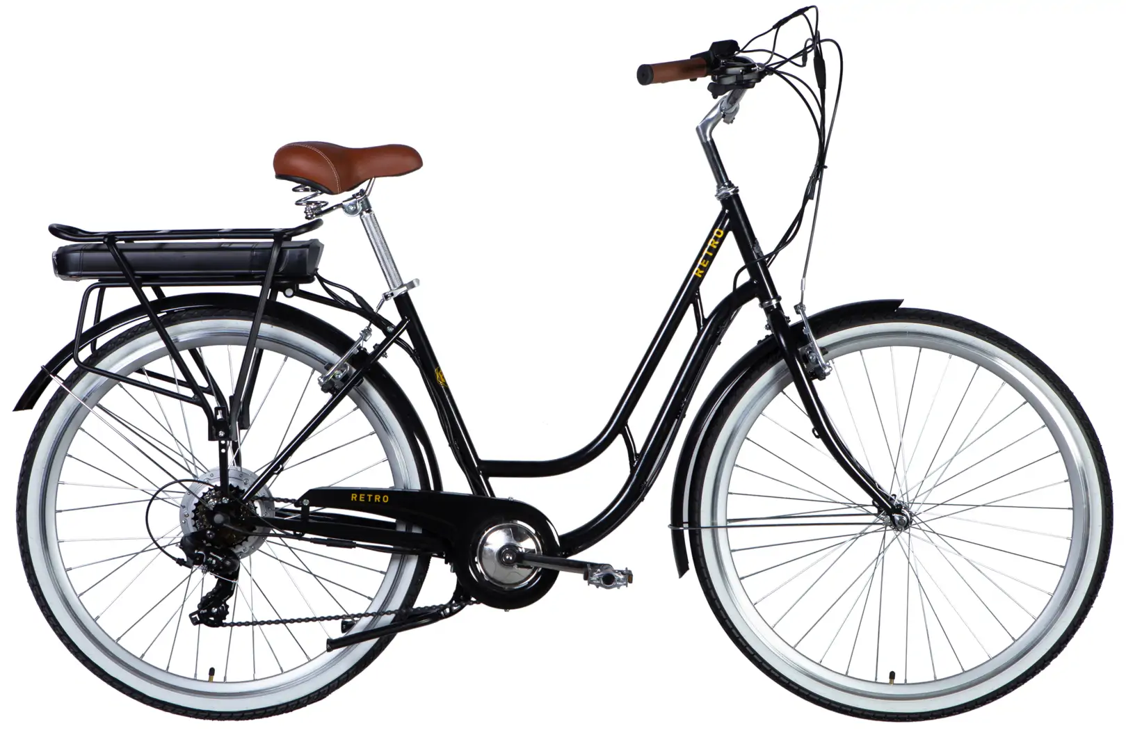 28" ST Dorozhnik eRETRO Vbr FR рама-19" 36B 13А*г 500Вт чорний 2026 Електровелосипед Електровелосипед Дорожник 28" ST Dorozhnik eRETRO Vbr FR рама-19" 36B 13А*г 500Вт чорний 2026 купити електро велик