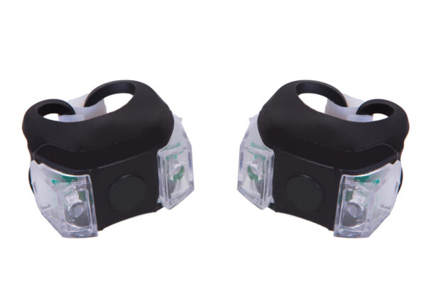 Мигалка  BEcool BC-RL8002 чорний біле+червоне світло LED (2шт) AM (брендоване пакування)