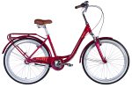 Велосипед Дорожник міський AL 26" Dorozhnik RUBY PH рама-17" бордовий 2025 для міста купити