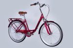 Велосипед AL 26" Dorozhnik RUBY PH рама-17" бордовий 2025 Дорожник
