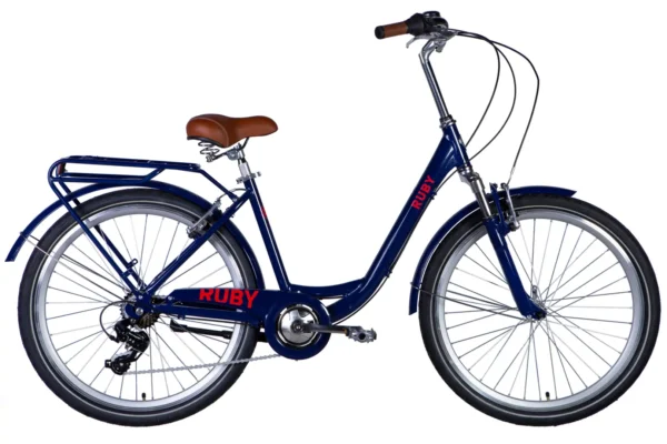 Dorozhnik RUBY 26" Жіночий велосипед Дорожник Руби низька рама міський для літніх людей  рама-17"OPS-D-26-257 купити