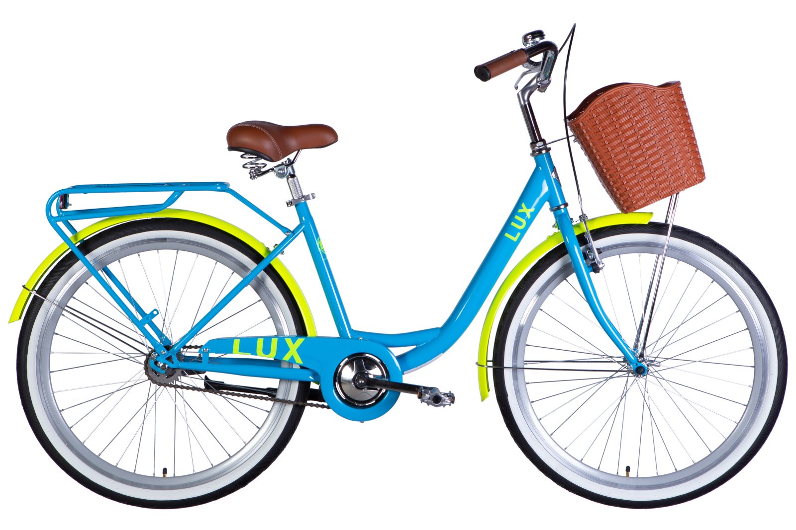 Велосипед Дорожник міський  ST 26" Dorozhnik LUX Velosteel рама-17" блакитний 2025 для міста купити