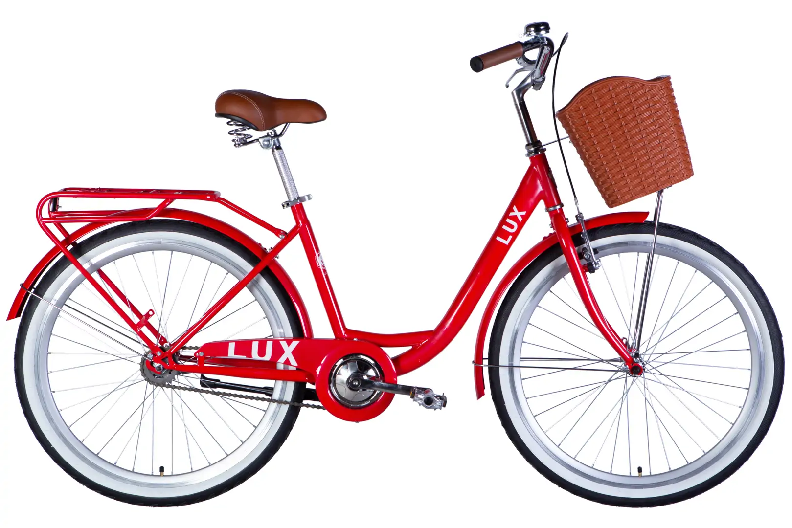 Велосипед ST 26" Dorozhnik LUX Velosteel рама-17" червоний 2026 Велосипед Дорожник міський ST 26" Dorozhnik LUX Velosteel рама-17" червоний 2026 для міста купити