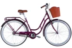 Велосипед Дорожник міський ST 28" Dorozhnik RETRO Velosteel рама-19" малиновий 2026 для міста купити